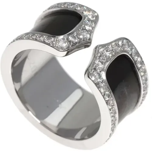 Pre-owned Jewellery, female, , Size: ONE SIZE Pre-owned White Gold rings - Cartier Vintage - Modalova