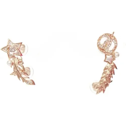 Pre-owned Metal earrings , female, Sizes: ONE SIZE - Chanel Vintage - Modalova