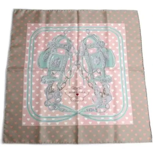 Pre-owned Silk scarves , female, Sizes: ONE SIZE - Hermès Vintage - Modalova