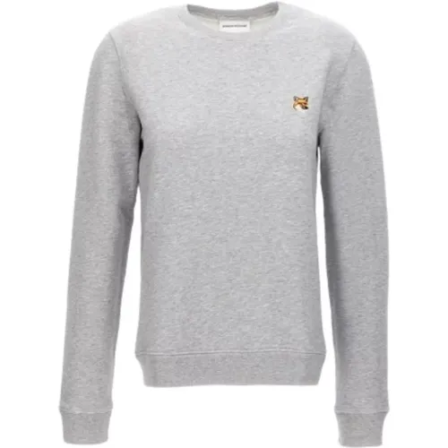Grey Sweaters Collection , female, Sizes: S, XS, M, L - Maison Kitsuné - Modalova