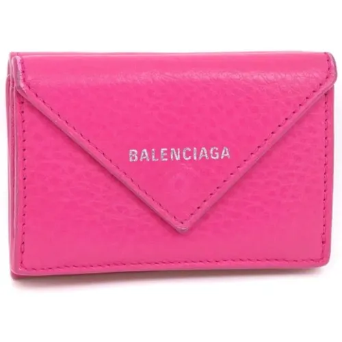 Pre-owned Wallets, female, , Size: ONE SIZE Pre-owned Leather wallets - Balenciaga Vintage - Modalova