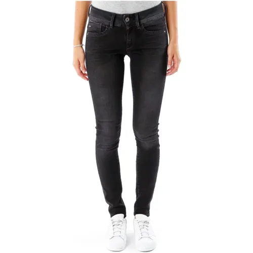 Lynn Mid Waist Skinny Jeans , Damen, Größe: W28 L34 - G-Star - Modalova