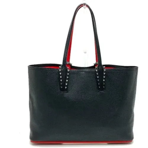 Pre-owned Tote Bags, female, , Size: ONE SIZE Pre-owned Leather shoulder-bags - Christian Louboutin Pre-owned - Modalova