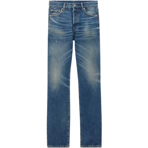 Jeans with cealed Button Closure , male, Sizes: W31, W32, W30 - Saint Laurent - Modalova
