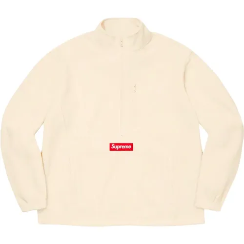 Limitierte Auflage Half Zip Pullover Natur - Supreme - Modalova