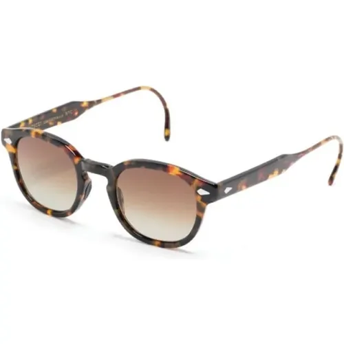 Sunglasses, unisex, , Size: 49 MM Lemtosh Sport SUN Tortoise Amber Sunglasses - Moscot - Modalova