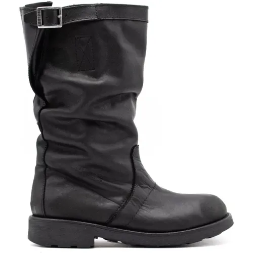 Schwarze Stiefel, Modell 20321 , Damen, Größe: 38 EU - Bikkembergs - Modalova