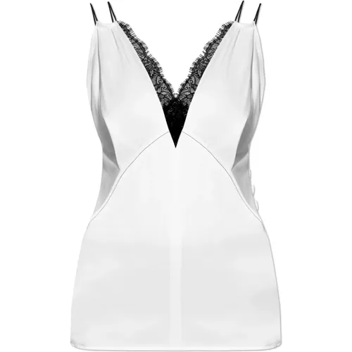 Lingerie-Stil Top , Damen, Größe: 2XS - Victoria Beckham - Modalova