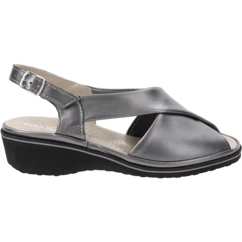 Flat Sandals , female, Sizes: 6 UK, 4 UK - Cinzia Soft - Modalova