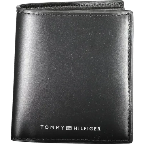 Wallets & Cardholders, male, , Size: ONE SIZE Leather Wallet - Tommy Hilfiger - Modalova