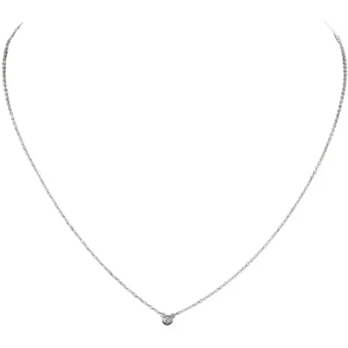 Pre-owned Jewellery, female, , Size: ONE SIZE Pre-owned Silver necklaces - Tiffany & Co. Pre-owned - Modalova