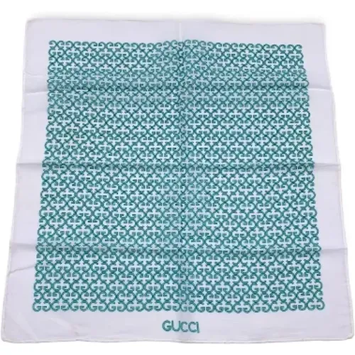 Pre-owned Cotton scarves , female, Sizes: ONE SIZE - Gucci Vintage - Modalova