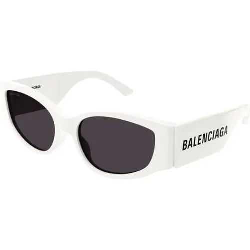 Frame Grey Lens Sunglasses , female, Sizes: 56 MM - Balenciaga - Modalova