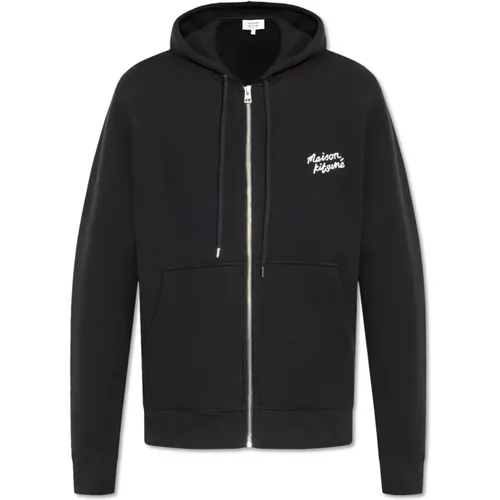 Zip-throughs, male, , Size: L Zip-up hoodie - Maison Kitsuné - Modalova