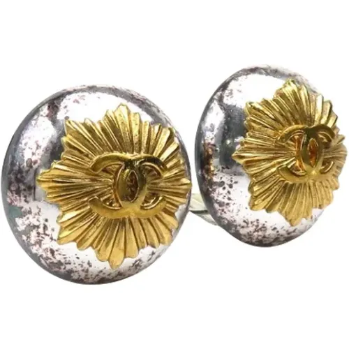 Pre-owned Jewellery, female, , Size: ONE SIZE Pre-owned Metal earrings - Chanel Vintage - Modalova