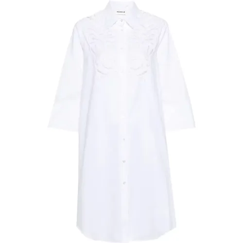 Bianco Kleid , Damen, Größe: L - P.a.r.o.s.h. - Modalova