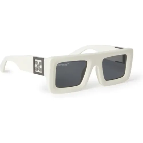 Luxuriöse Rechteckige Sonnenbrille Off - Off White - Modalova