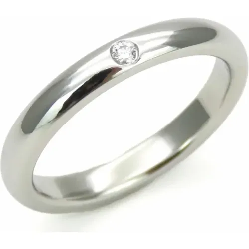 Pre-owned Jewellery, female, , Size: ONE SIZE Pre-owned Platinum rings - Tiffany & Co. Pre-owned - Modalova