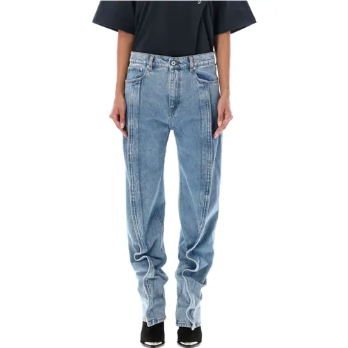 Denim Jeans with Banana Detail , female, Sizes: W27 - Y/Project - Modalova
