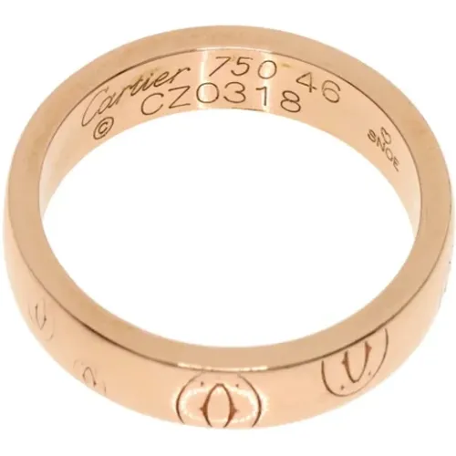 Pre-owned Rose Gold rings , female, Sizes: ONE SIZE - Cartier Vintage - Modalova