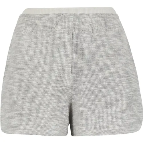 Cotton Shorts with Lurex Details , female, Sizes: XS, M - 8pm - Modalova