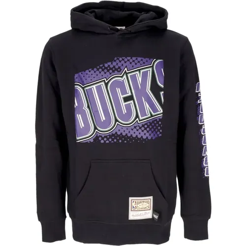 Hoodies, male, , Size: S NBA Big Face Hoodie - Mitchell & Ness - Modalova