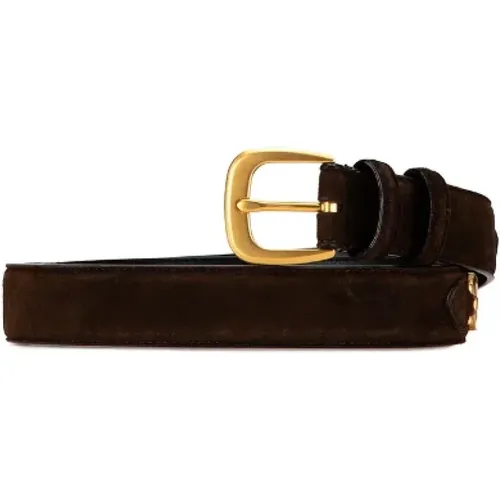 Pre-owned Leather belts , male, Sizes: ONE SIZE - Salvatore Ferragamo Pre-owned - Modalova