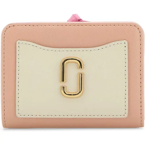 Leather Utility Snapshot Wallet , female, Sizes: ONE SIZE - Marc Jacobs - Modalova