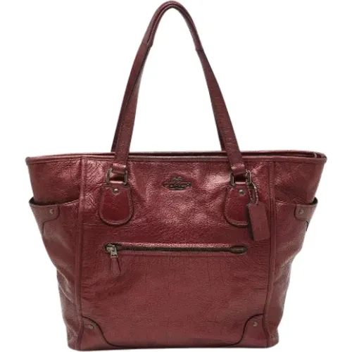 Pre-owned Tote Bags, female, , Size: ONE SIZE Pre-owned Leather totes - Coach Pre-owned - Modalova