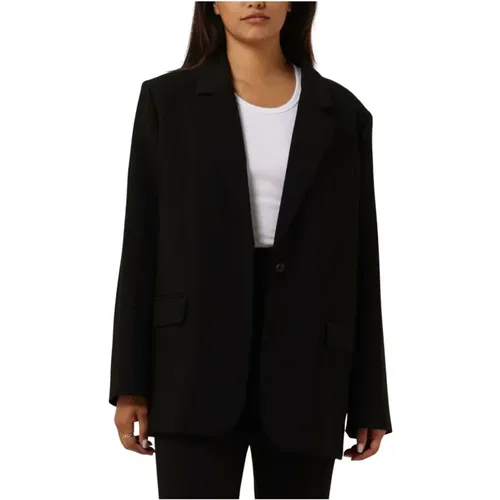 Schwarzer Gale Blazer Damenjacke,Schicker Gale Blazer,Schicker Blazer für Frauen - Modström - Modalova