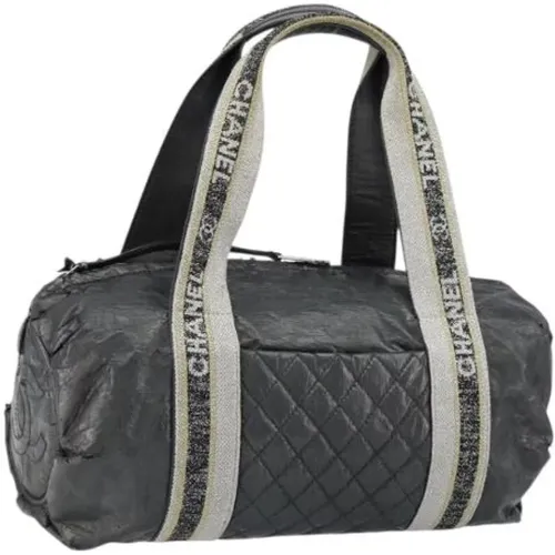 Pre-owned Weekend Bags, female, , Size: ONE SIZE Pre-owned Plastic Weekend Bag - Chanel Vintage - Modalova