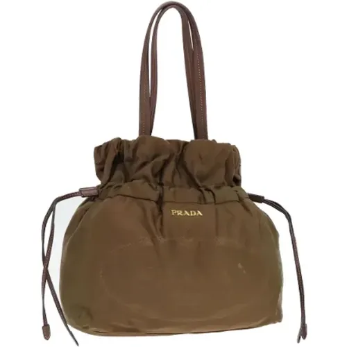 Pre-owned Bucket Bags, female, , Size: ONE SIZE Pre-owned Nylon prada-bags - Prada Vintage - Modalova