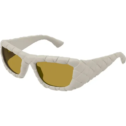Womens Accessories Sunglasses White Ss24 , female, Sizes: 56 MM - Bottega Veneta - Modalova
