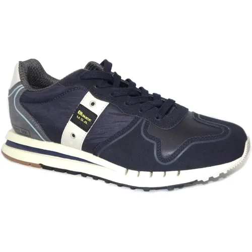 Stylish and Comfortable Men`s Sneakers , male, Sizes: 8 UK, 7 UK - Blauer - Modalova