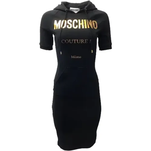 Pre-owned Dresses, female, , Size: XS Cotton Moschino Dress - Moschino Pre-Owned - Modalova