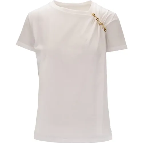 T-Shirts, female, , Size: M T-Shirts - Elisabetta Franchi - Modalova