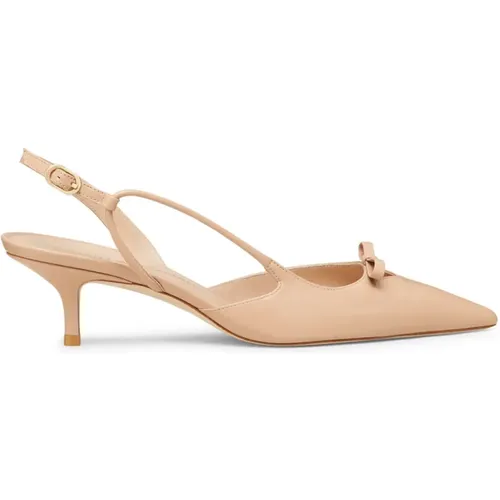 Elegante Slingback mit Schleifendetail , Damen, Größe: 36 1/2 EU - Stuart Weitzman - Modalova