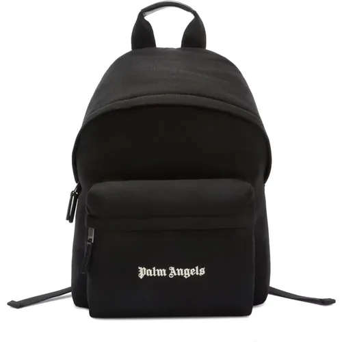 Backpacks, male, , Size: ONE SIZE Classic Logo Backpack - Palm Angels - Modalova