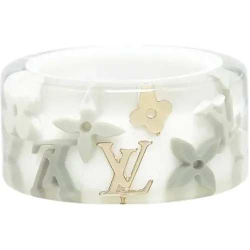 Pre-owned Plastic rings , female, Sizes: ONE SIZE - Louis Vuitton Vintage - Modalova