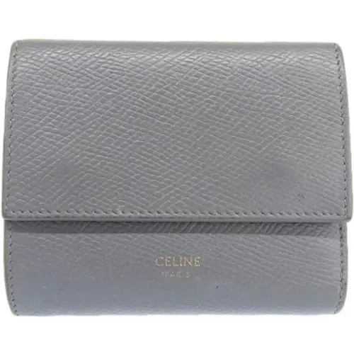 Pre-owned Wallets, female, , Size: ONE SIZE Pre-owned Leather wallets - Celine Vintage - Modalova