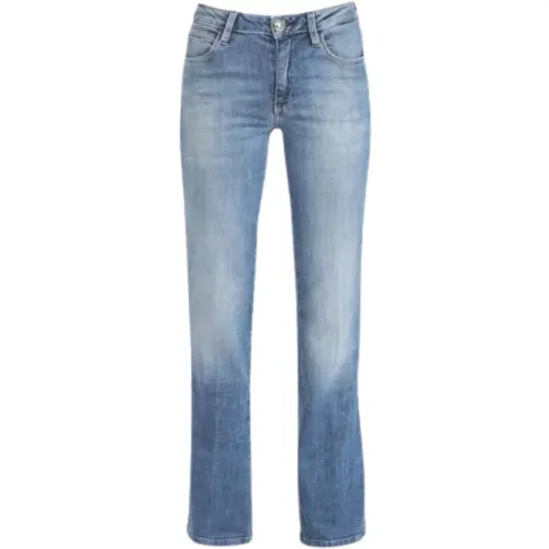 Damen Straight Leg Jeans , Damen, Größe: W24 - Guess - Modalova