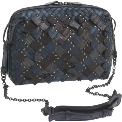 Pre-owned Cross Body Bags, female, , Size: ONE SIZE Pre-owned Leather shoulder-bags - Bottega Veneta Vintage - Modalova