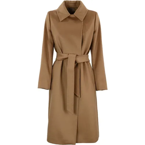 Classic Camel Wool Coat , female, Sizes: M - Max Mara Studio - Modalova