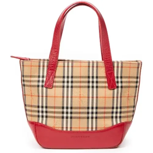 Pre-owned Tote Bags, female, , Size: ONE SIZE Pre-owned Canvas totes - Burberry Vintage - Modalova