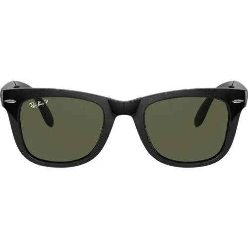 Rb4105 Wayfarer Folding Classic Polarized Wayfarer Folding Classic Polarized Sunglasses , male, Sizes: 50 MM - Ray-Ban - Modalova