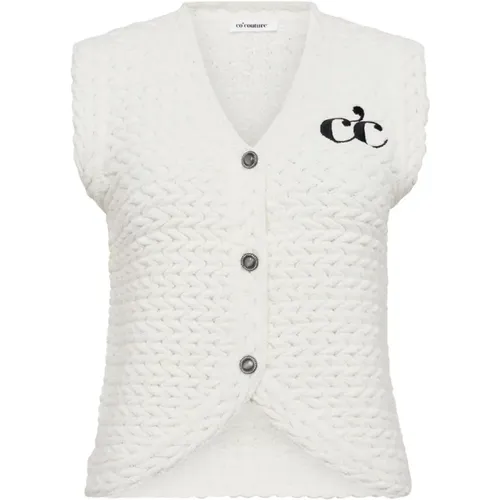 MillyCC Knit Vest , female, Sizes: L, M, S - Co'Couture - Modalova