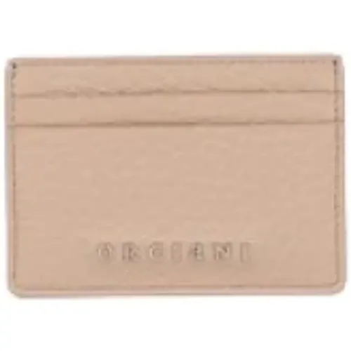 Wallets & Cardholders, female, , Size: ONE SIZE Leather Rfid Protected Card Holder - Orciani - Modalova