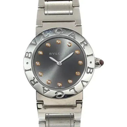 Pre-owned Stainless Steel watches , female, Sizes: ONE SIZE - Bvlgari Vintage - Modalova