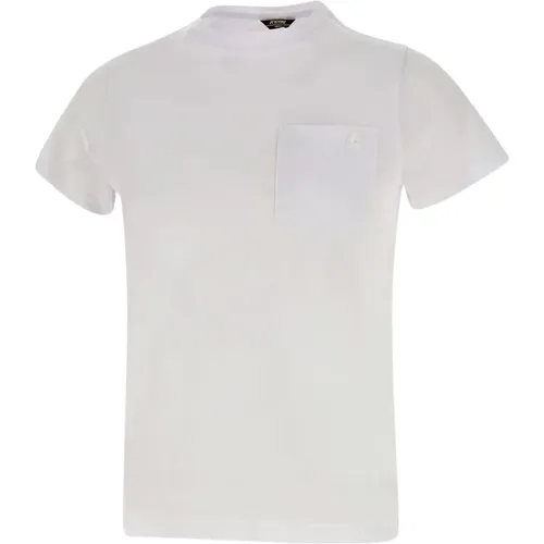 Weiße T-Shirts und Polos , Herren, Größe: 2XL - K-way - Modalova