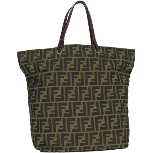 Pre-owned Canvas totes , female, Sizes: ONE SIZE - Fendi Vintage - Modalova